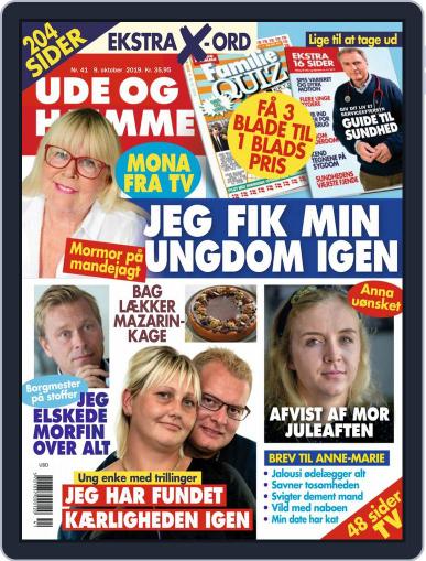 Ude og Hjemme October 9th, 2019 Digital Back Issue Cover