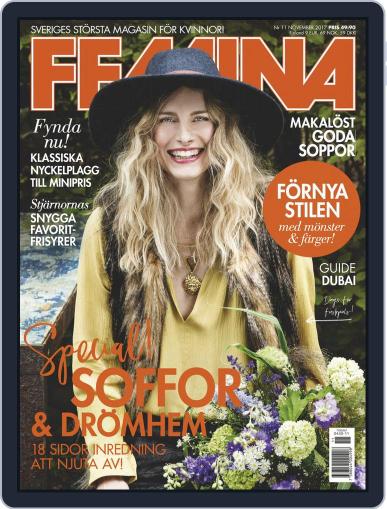 Femina Sweden November 1st, 2017 Digital Back Issue Cover