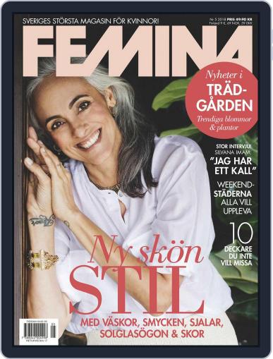 Femina Sweden May 1st, 2018 Digital Back Issue Cover