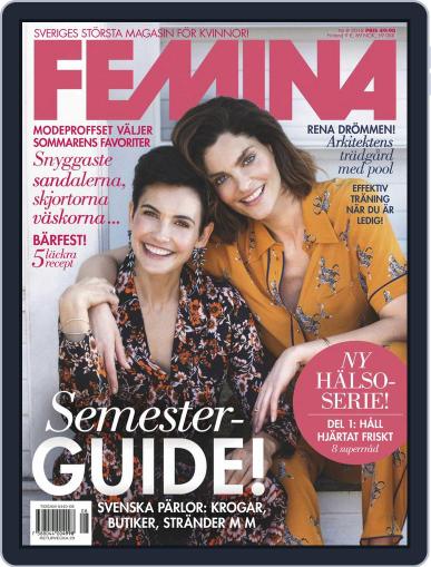 Femina Sweden August 1st, 2018 Digital Back Issue Cover