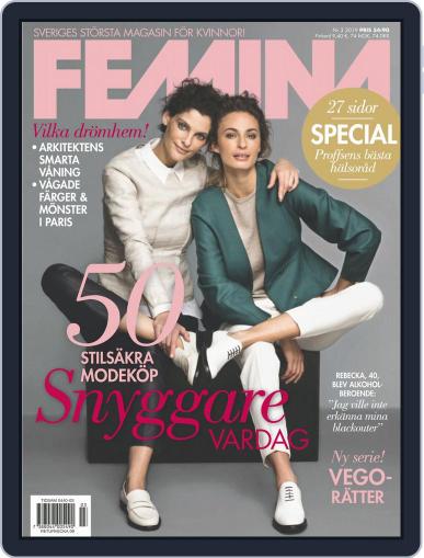 Femina Sweden March 1st, 2019 Digital Back Issue Cover