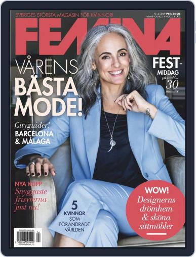 Femina Sweden April 1st, 2019 Digital Back Issue Cover