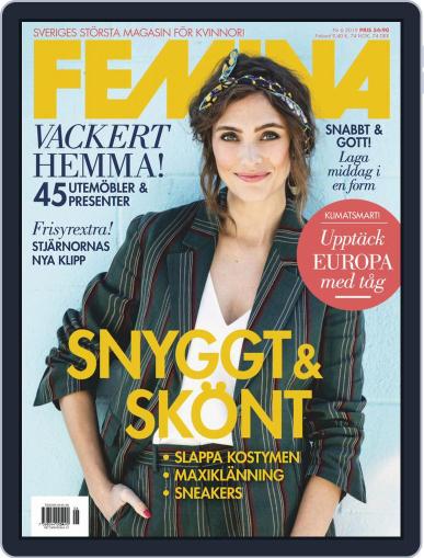 Femina Sweden June 1st, 2019 Digital Back Issue Cover