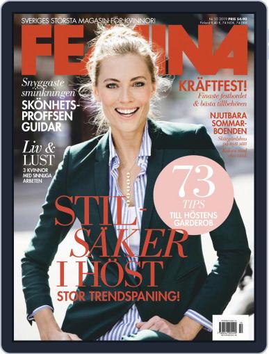 Femina Sweden October 1st, 2019 Digital Back Issue Cover