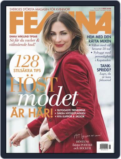 Femina Sweden November 1st, 2019 Digital Back Issue Cover