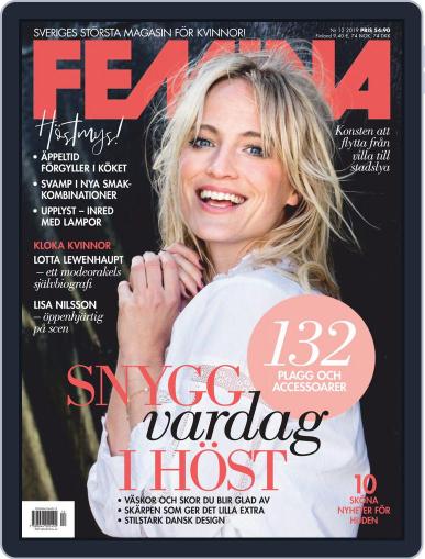 Femina Sweden December 1st, 2019 Digital Back Issue Cover