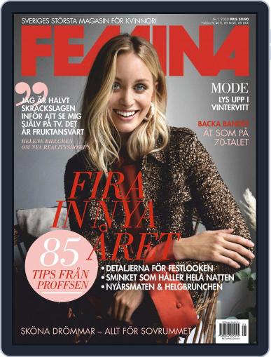 Femina Sweden January 1st, 2020 Digital Back Issue Cover
