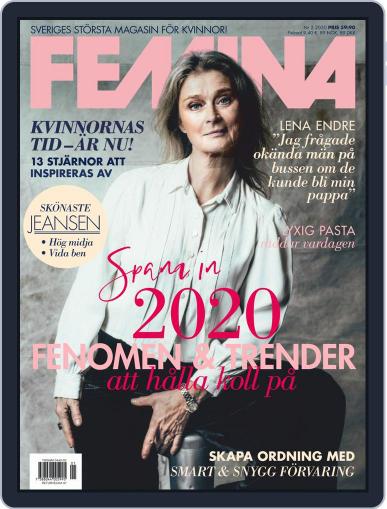 Femina Sweden February 1st, 2020 Digital Back Issue Cover