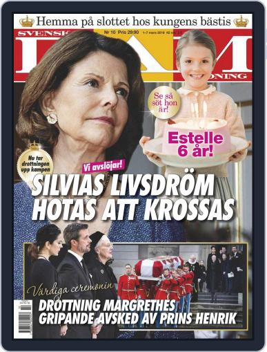 Svensk Damtidning March 1st, 2018 Digital Back Issue Cover