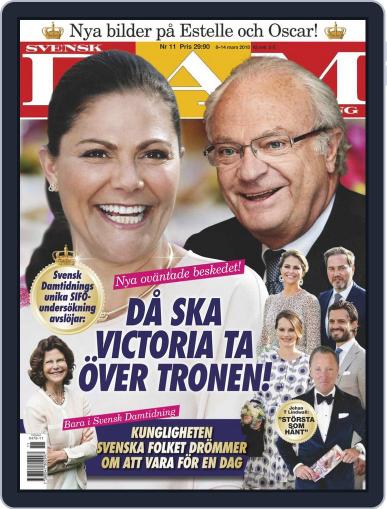 Svensk Damtidning March 8th, 2018 Digital Back Issue Cover