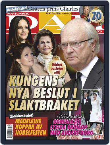 Svensk Damtidning November 8th, 2018 Digital Back Issue Cover
