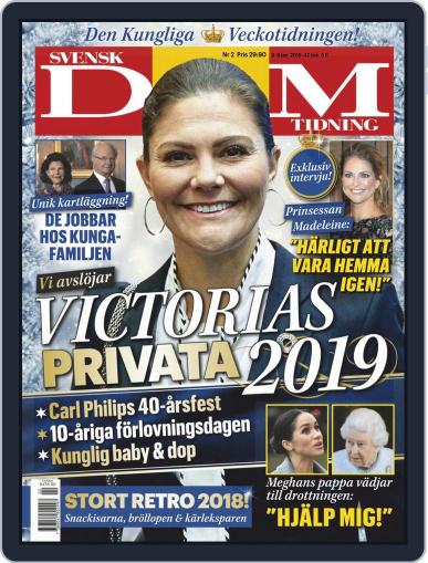 Svensk Damtidning January 3rd, 2019 Digital Back Issue Cover