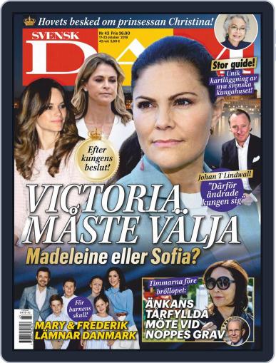 Svensk Damtidning October 17th, 2019 Digital Back Issue Cover