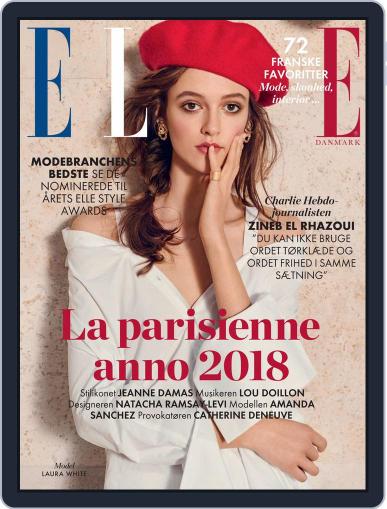 ELLE Denmark April 1st, 2018 Digital Back Issue Cover