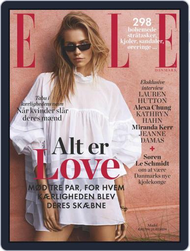 ELLE Denmark June 1st, 2018 Digital Back Issue Cover