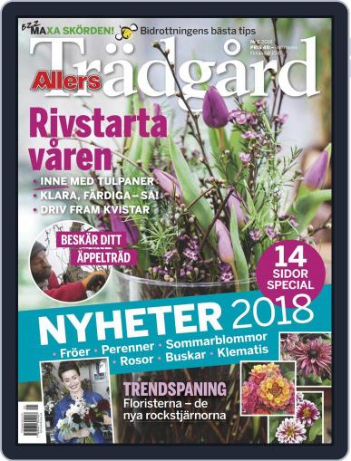 Allers Trädgård January 1st, 2018 Digital Back Issue Cover