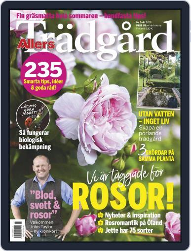 Allers Trädgård July 1st, 2018 Digital Back Issue Cover