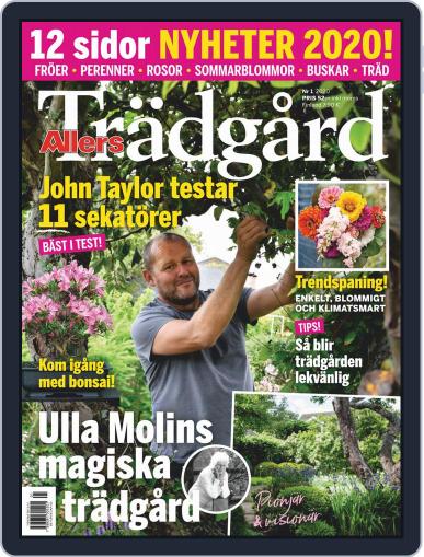 Allers Trädgård January 1st, 2020 Digital Back Issue Cover