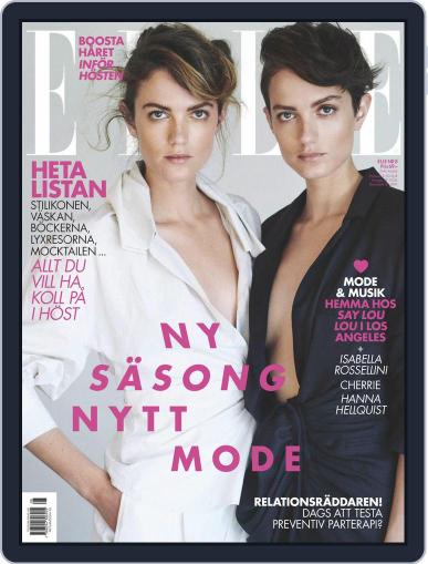 ELLE Sverige (Digital) August 1st, 2018 Issue Cover