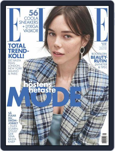ELLE Sverige (Digital) September 1st, 2018 Issue Cover