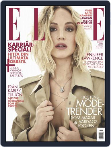 ELLE Sverige (Digital) November 1st, 2018 Issue Cover