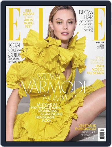 ELLE Sverige (Digital) March 1st, 2019 Issue Cover