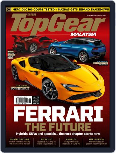 TopGear Malaysia August 1st, 2019 Digital Back Issue Cover