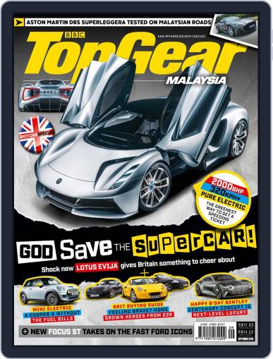 TopGear Malaysia September 1st, 2019 Digital Back Issue Cover