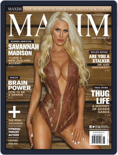 MAXIM New Zealand June 1st, 2019 Digital Back Issue Cover