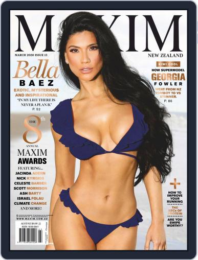 MAXIM New Zealand March 1st, 2020 Digital Back Issue Cover