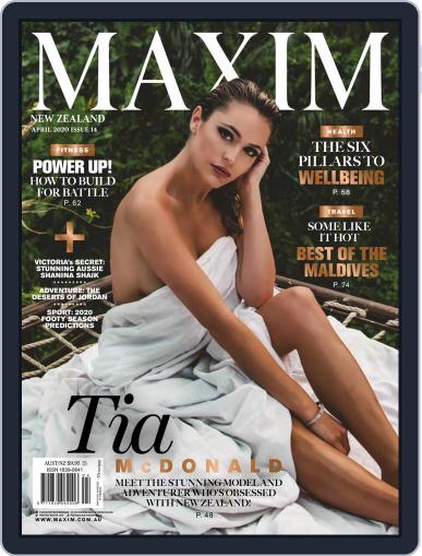MAXIM New Zealand April 1st, 2020 Digital Back Issue Cover