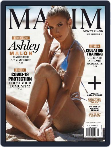 MAXIM New Zealand May 1st, 2020 Digital Back Issue Cover