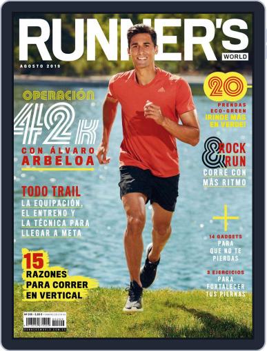 Runner's World España August 1st, 2019 Digital Back Issue Cover