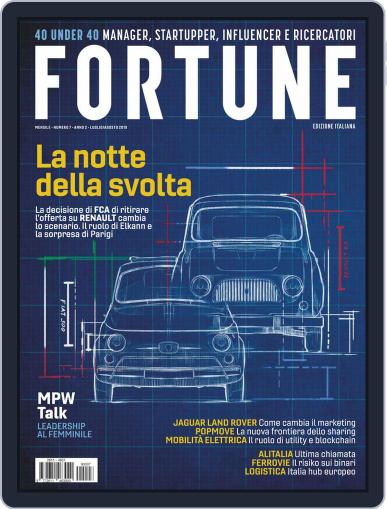 Fortune Italia July 1st, 2019 Digital Back Issue Cover