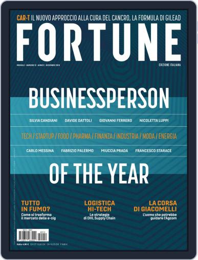 Fortune Italia December 1st, 2019 Digital Back Issue Cover