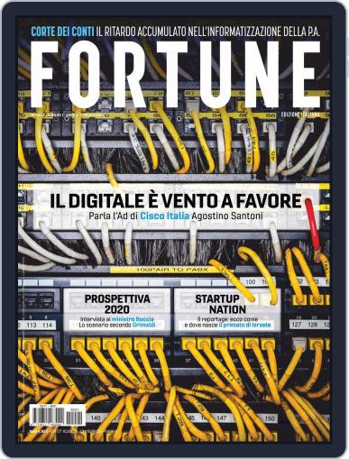 Fortune Italia January 1st, 2020 Digital Back Issue Cover