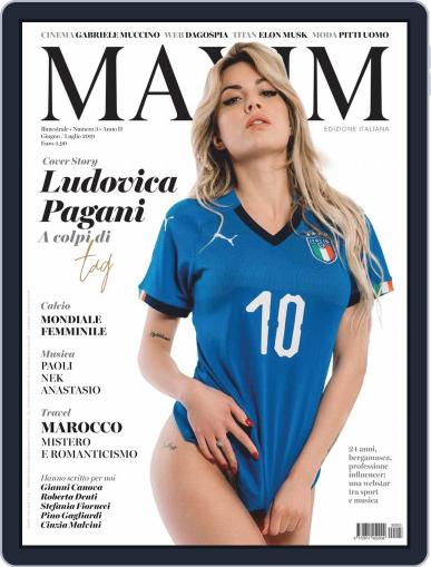 MAXIM ITALIA June 1st, 2019 Digital Back Issue Cover