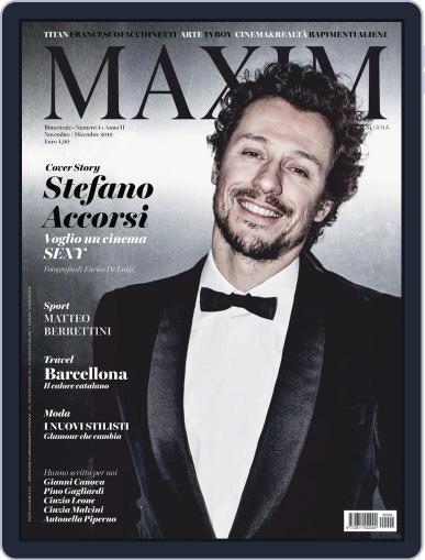 MAXIM ITALIA November 1st, 2019 Digital Back Issue Cover