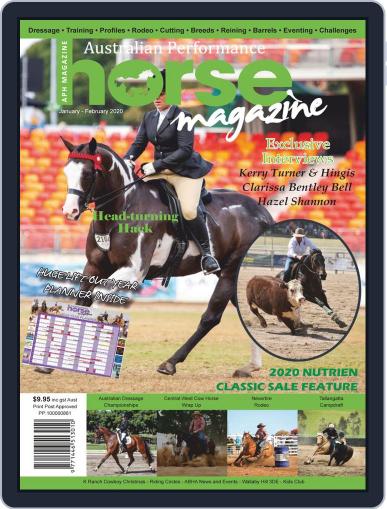 Australian Performance Horse January 1st, 2020 Digital Back Issue Cover
