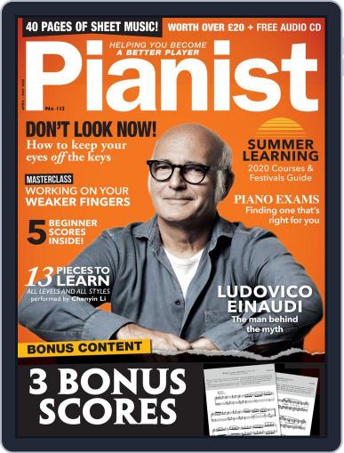 Pianist April 1st, 2020 Digital Back Issue Cover