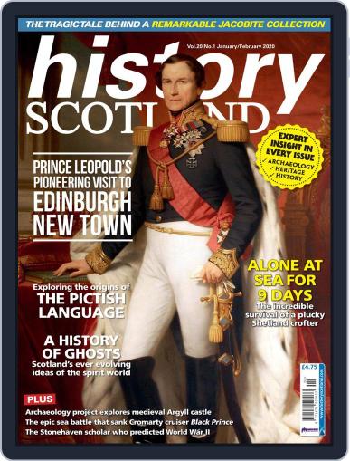 History Scotland January 1st, 2020 Digital Back Issue Cover