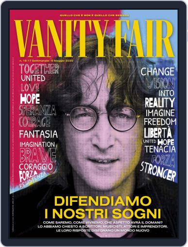 Vanity Fair Italia May 6th, 2020 Digital Back Issue Cover