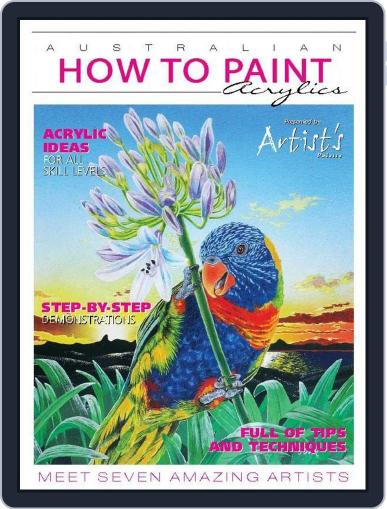 Australian How To Paint August 16th, 2015 Digital Back Issue Cover
