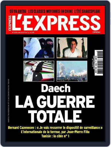 L'express June 28th, 2015 Digital Back Issue Cover