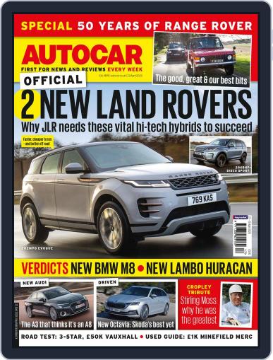 Autocar April 22nd, 2020 Digital Back Issue Cover
