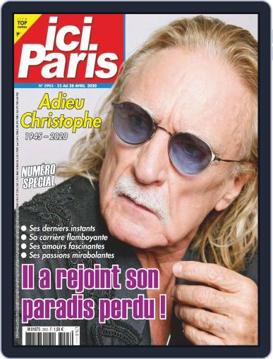 Ici Paris April 22nd, 2020 Digital Back Issue Cover