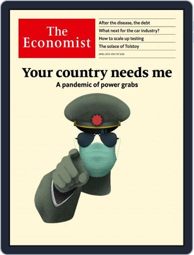 The Economist Continental Europe Edition April 25th, 2020 Digital Back Issue Cover