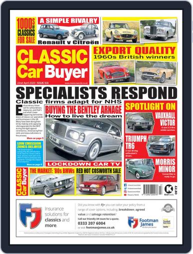 Classic Car Buyer April 22nd, 2020 Digital Back Issue Cover