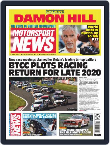 Motorsport News April 29th, 2020 Digital Back Issue Cover