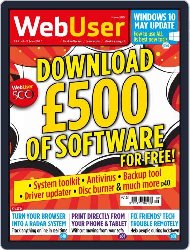 Webuser April 22nd, 2020 Digital Back Issue Cover